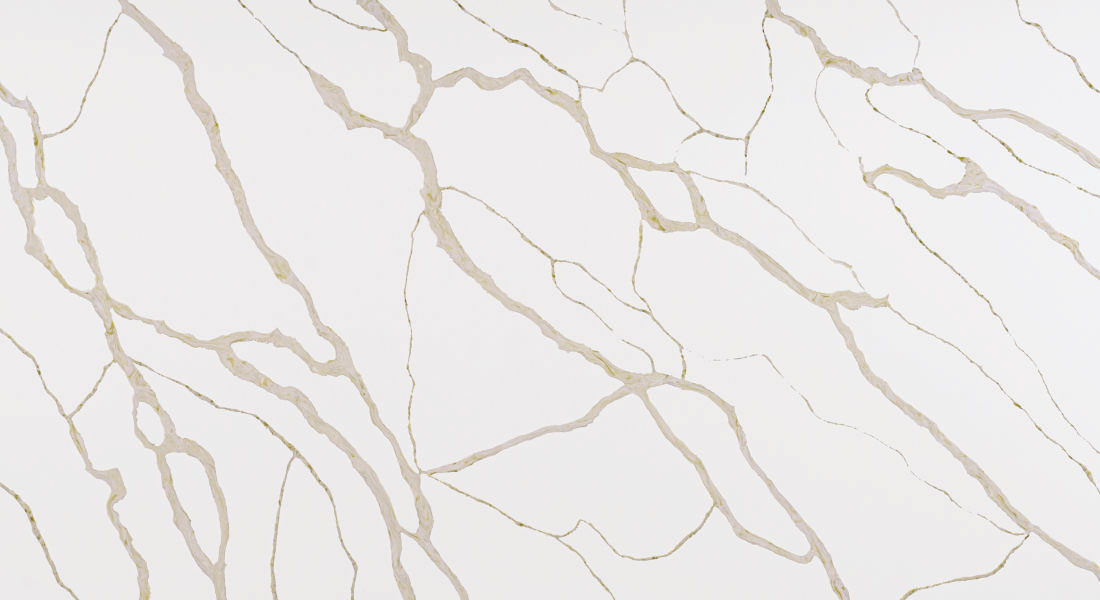 Calacatta Jewel Paradigm quartz slab in Jaipur