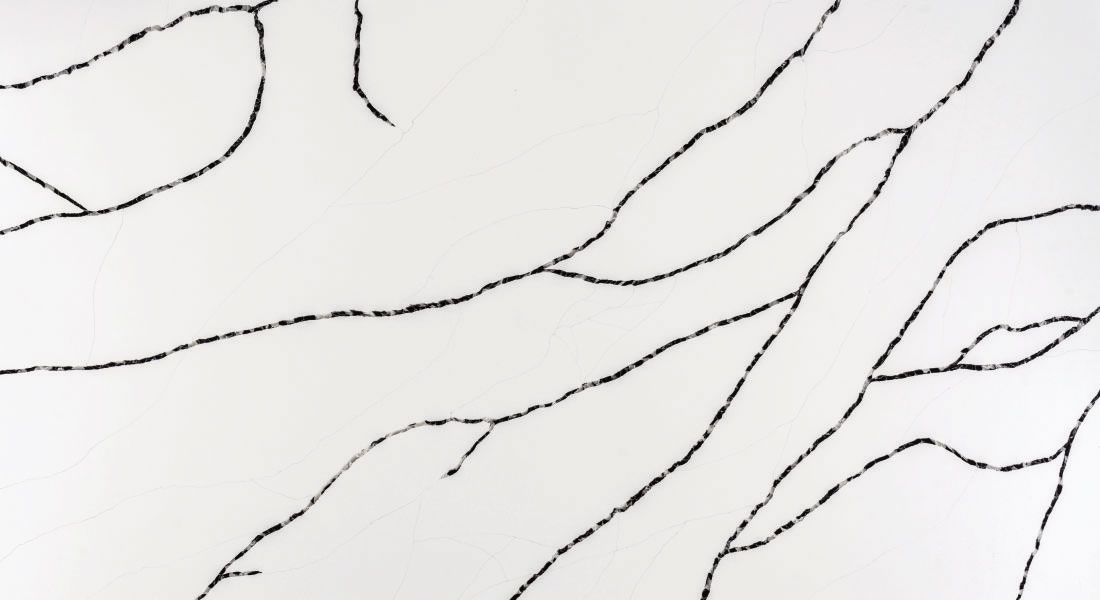 Calacatta Midnight Paradigm quartz slab in Jaipur — KAVITA Stone Boutique