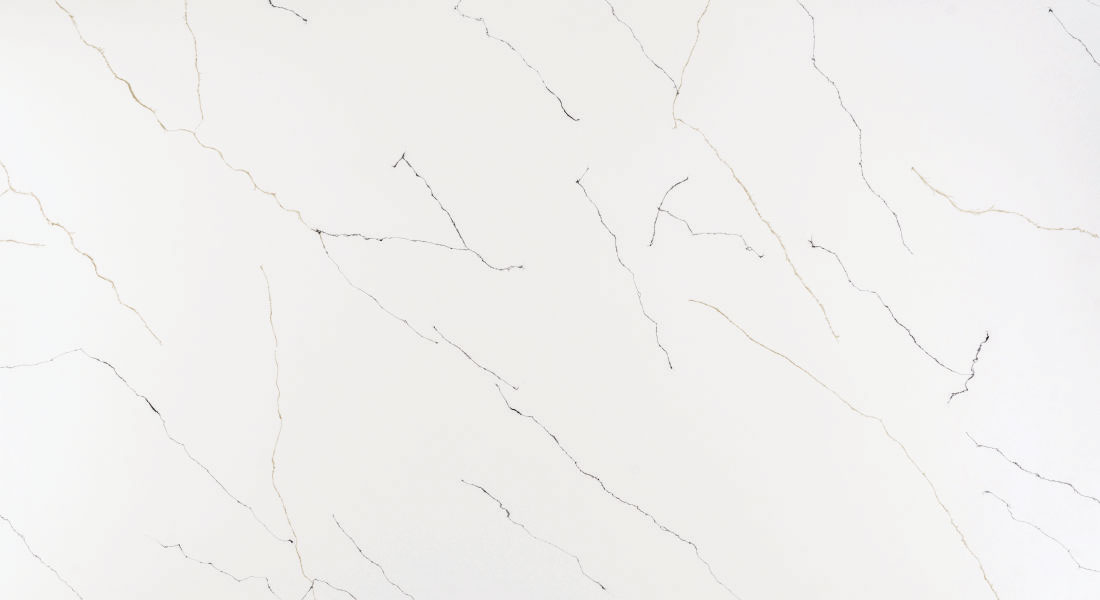 Calacatta Mirage Gold Paradigm quartz slab in Jaipur