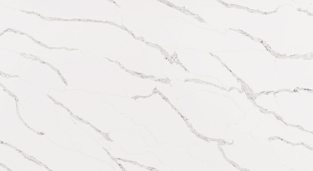 Calacatta Monnet Paradigm quartz slab in Jaipur — KAVITA Stone Boutique