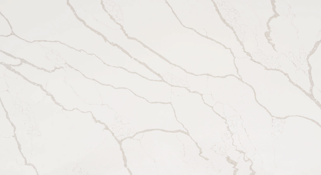 Calacatta Rustic Lissa Paradigm quartz slab in Jaipur — KAVITA Stone Boutique