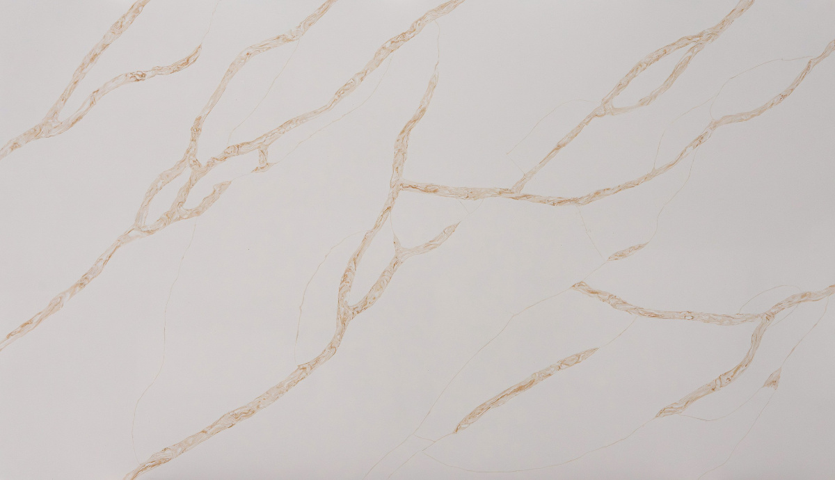 Rivero Gold Paradigm quartz slab in Jaipur — KAVITA Stone Boutique